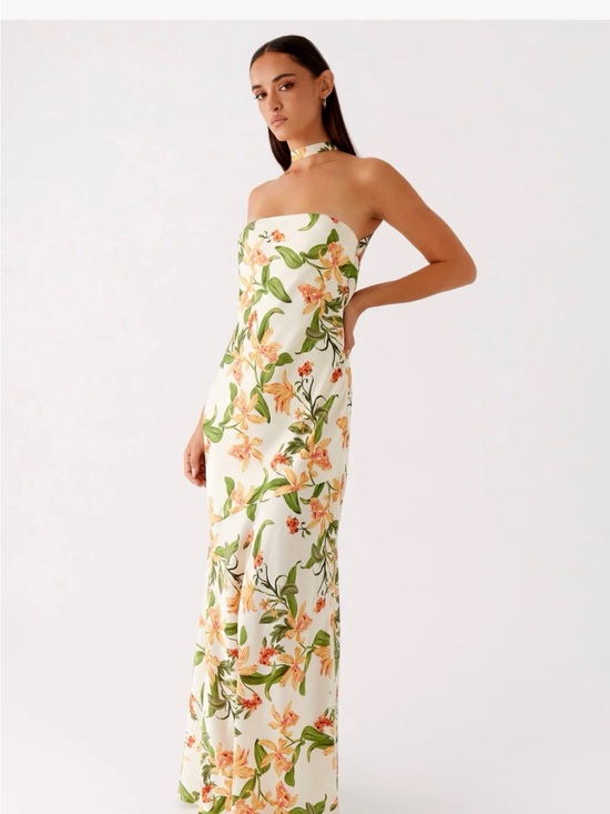 Peppermayo Dresses & Skirts - Orange floral maxi dress